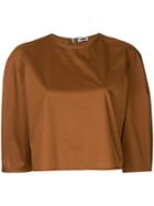 H Beauty & Youth Cropped Boxy Top - Brown