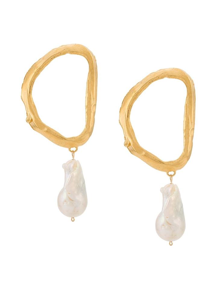 Alighieri Dante`s Shadow Earrings - Gold