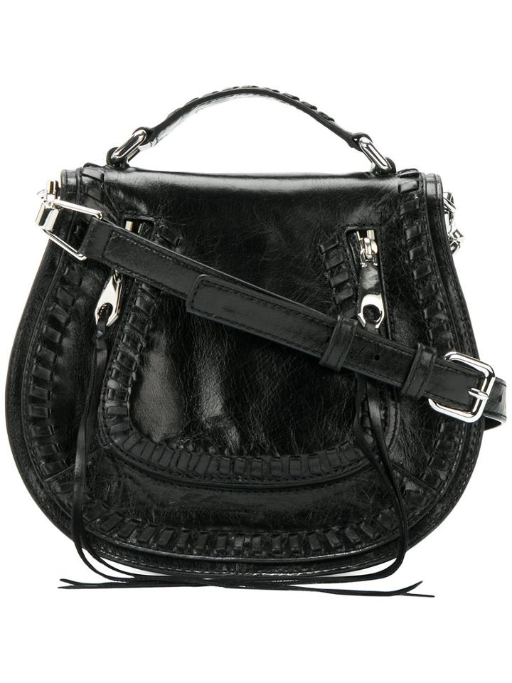 Rebecca Minkoff - Small Vanity Saddle Bag - Women - Leather - One Size, Black, Leather