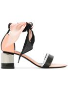 Pierre Hardy Scarf Tie Sandals - Black