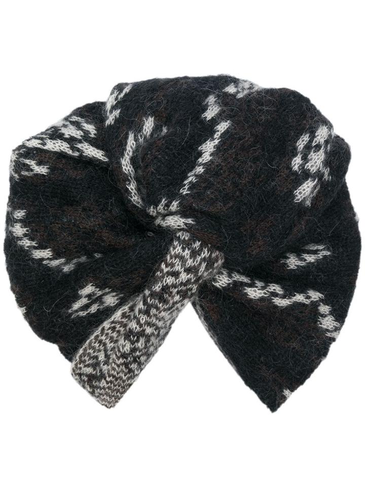 Circus Hotel Knit Head Band - Brown