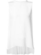 Adam Lippes Boxy Fit Vest Top - White