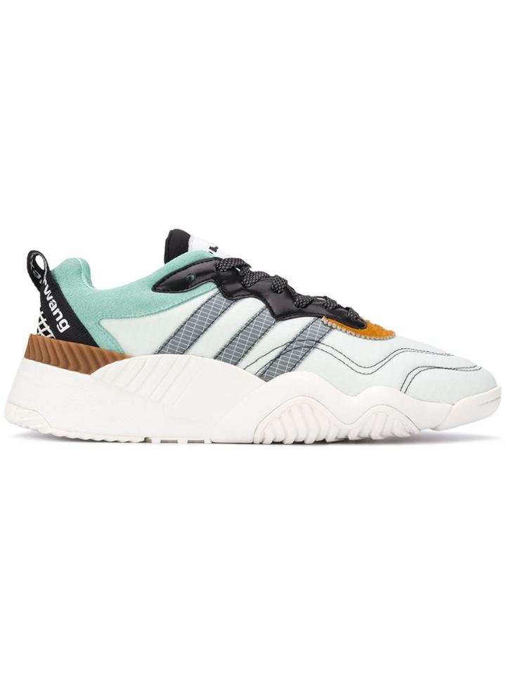 Adidas Originals By Alexander Wang Side Striped Lace-up Sneakers -