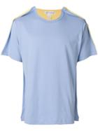 Comme Des Garçons Shirt Bicolour Pinched Shoulder T-shirt - Blue