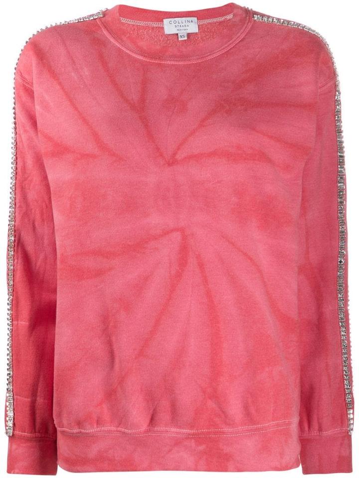 Collina Strada Tie-dye Sweatshirt - Red