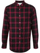 Officine Generale Checked Shirt - Red