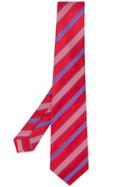 Kiton Multi-stripe Tie - Red