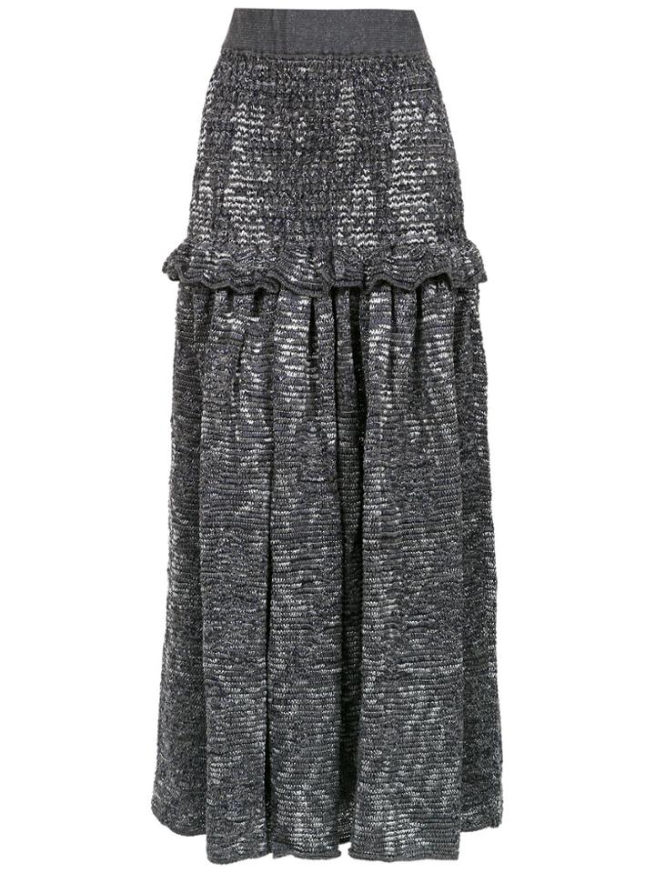 Cecilia Prado Lorine Knit Long Skirt - Grey
