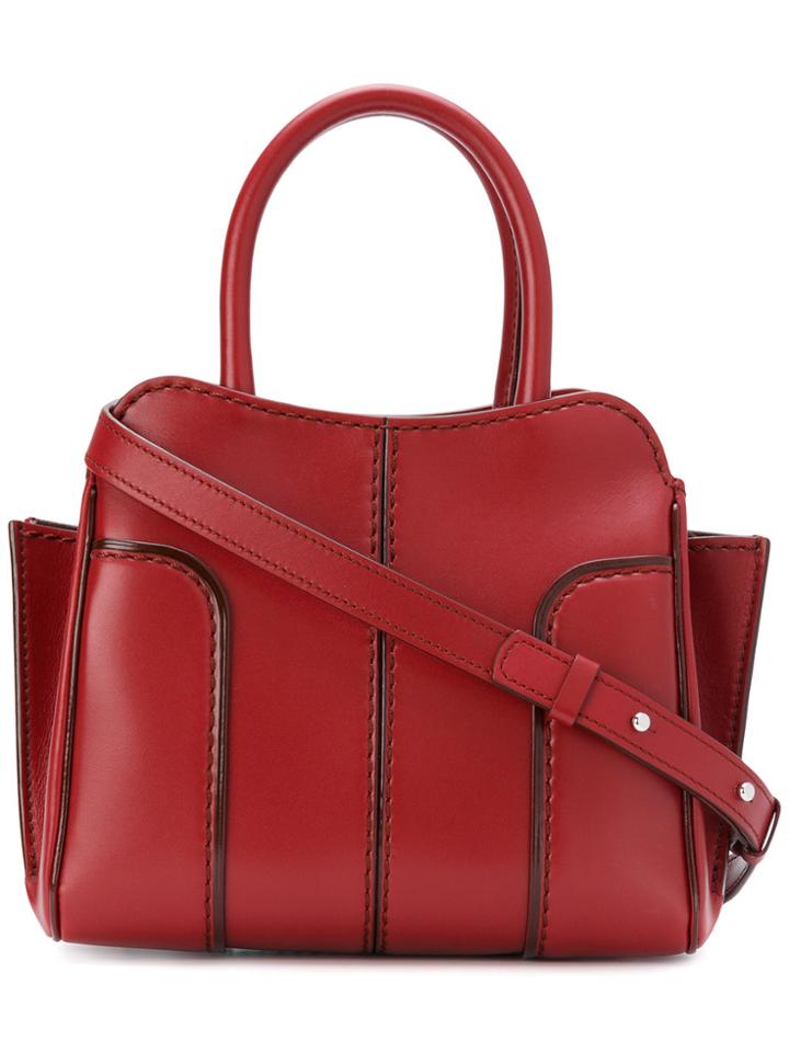 Tod's Sella Small Tote - Red