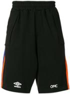 Omc Leader Stripe Track Shorts - Black