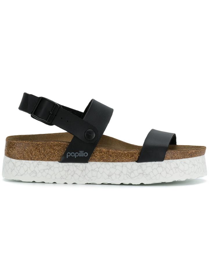 Birkenstock Marbled Sole Sandals - Black