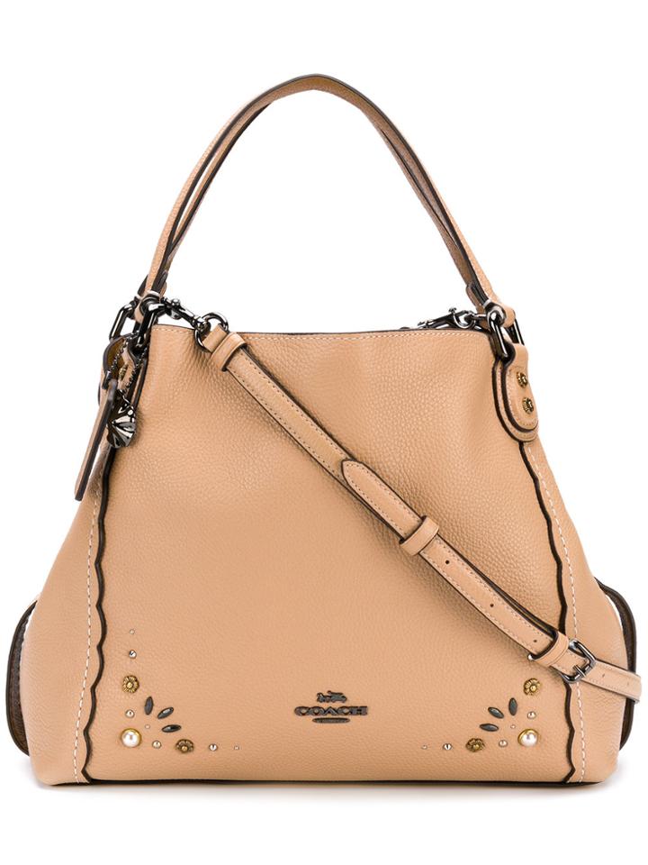 Coach Edie 28 Tote Bag - Nude & Neutrals