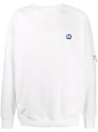 Ader Error Logo Patch Sweatshirt - White