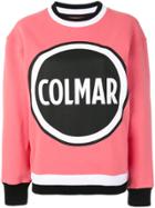 Au Jour Le Jour For Colmar Logo Print Sweatshirt - Pink & Purple