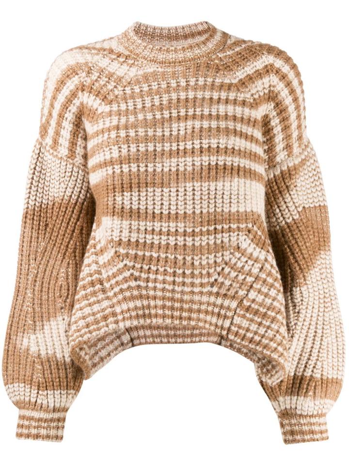 Ulla Johnson Asymmetric Knitted Jumper - Neutrals
