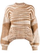 Ulla Johnson Asymmetric Knitted Jumper - Neutrals