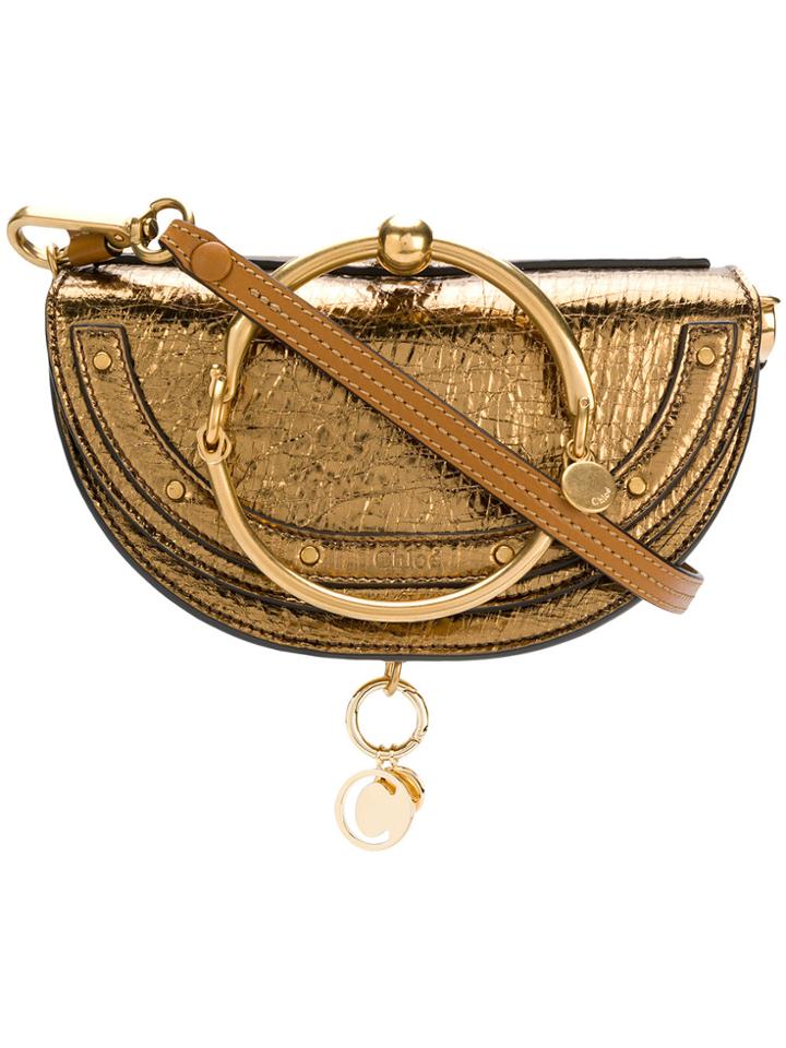 Chloé Nile Minaudière Bag - Metallic