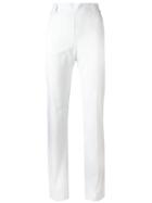 Twin-set - Chino Trousers - Women - Cotton/spandex/elastane - 40, Women's, White, Cotton/spandex/elastane