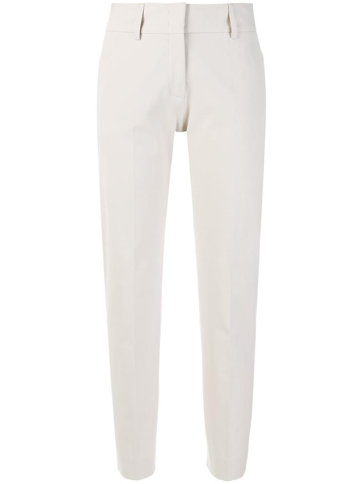 Piazza Sempione High Waisted Trousers - Nude & Neutrals