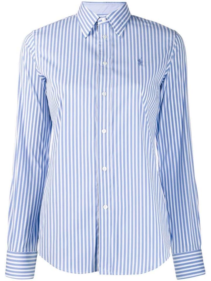 Polo Ralph Lauren Striped Slim-fit Shirt - Blue