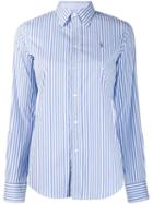 Polo Ralph Lauren Striped Slim-fit Shirt - Blue