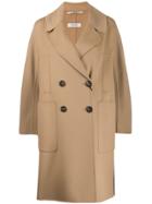 's Max Mara Double Breasted Coat - Brown