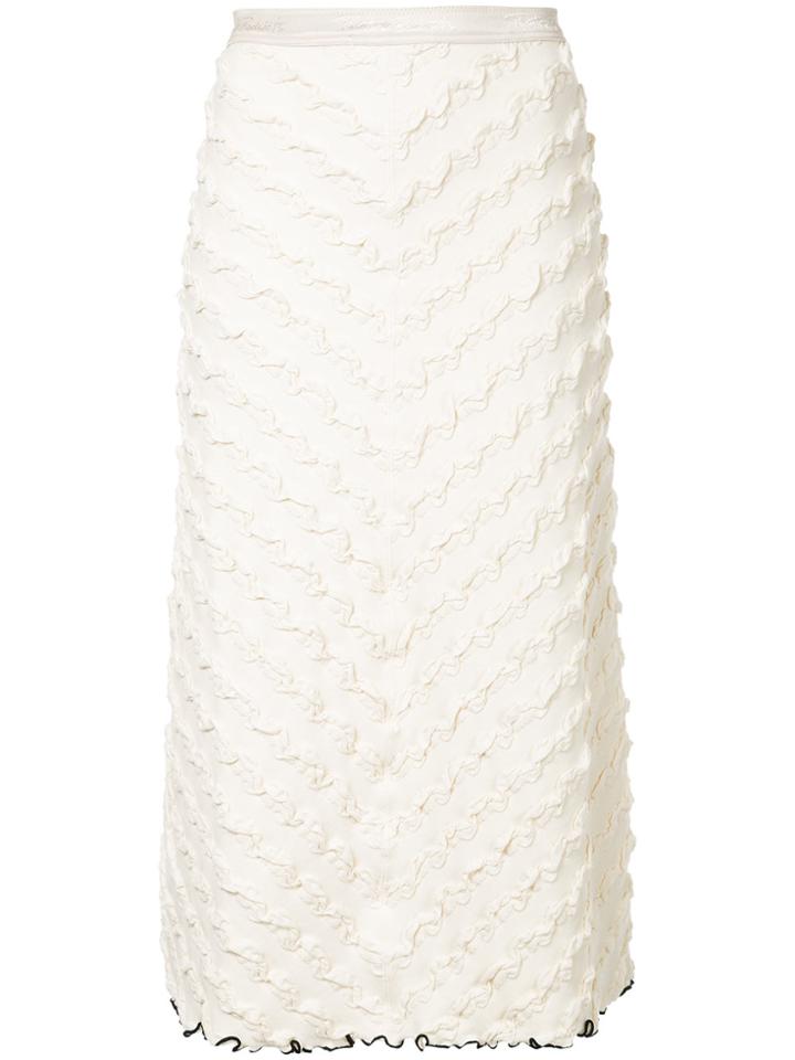 Theatre Products All Over Ruffle Skirt - Nude & Neutrals