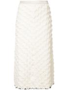 Theatre Products All Over Ruffle Skirt - Nude & Neutrals