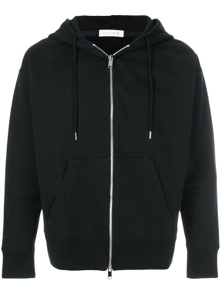 Mackintosh Zipped Hoodie - Black
