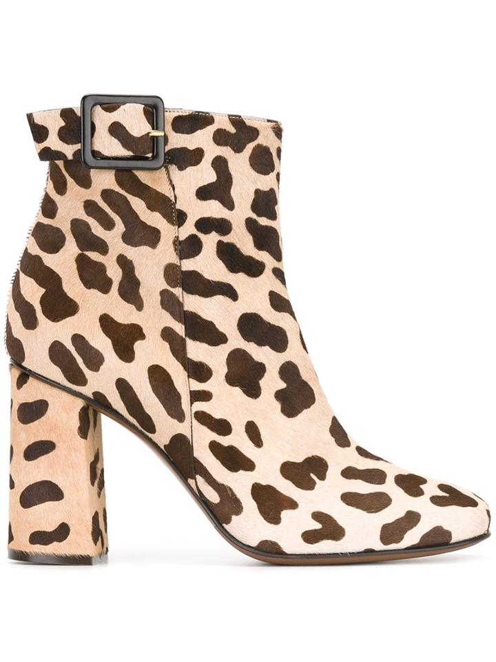 L'autre Chose Animal Print Ankle Boots
