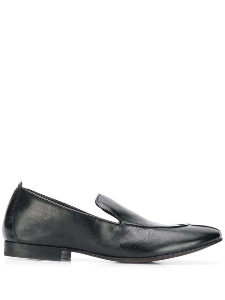 Henderson Baracco Matte Finish Loafers - Black