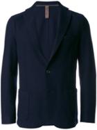 Eleventy - Patch Pocket Blazer - Men - Polyester/acetate/virgin Wool - 56, Blue, Polyester/acetate/virgin Wool
