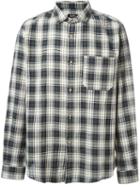 A.p.c. 'trevor' Plaid Button Down Shirt, Men's, Size: Xs, Nude/neutrals, Cotton/linen/flax/ramie