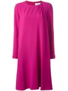 Gianluca Capannolo Shift Dress, Women's, Size: 44, Pink/purple, Nylon/acetate/viscose