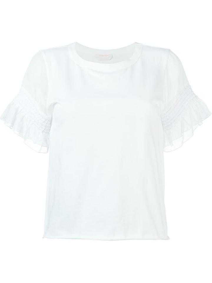 See By Chloé Sheer Sleeve T-shirt
