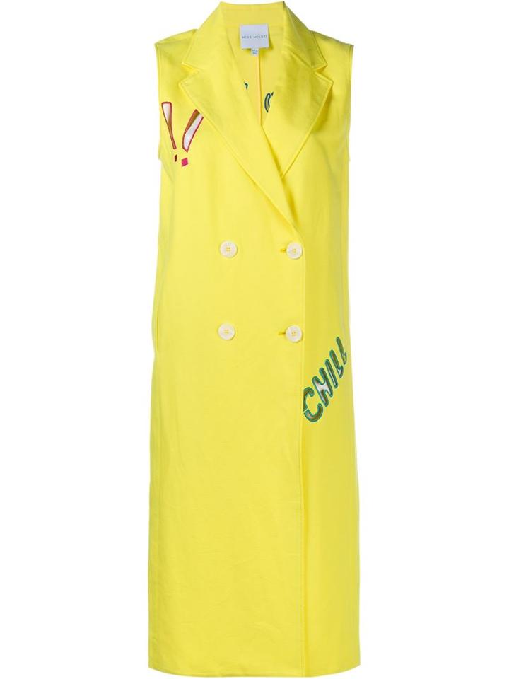 Mira Mikati Sleeveless Do Not Disturb Me Coat