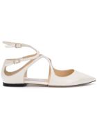 Jimmy Choo Lancer Ballerinas - White