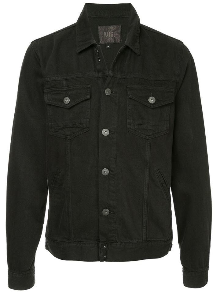 Paige Scout Denim Jacket - Black