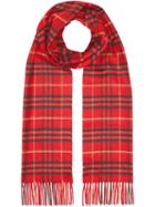 Burberry Vintage Check Scarf - Red