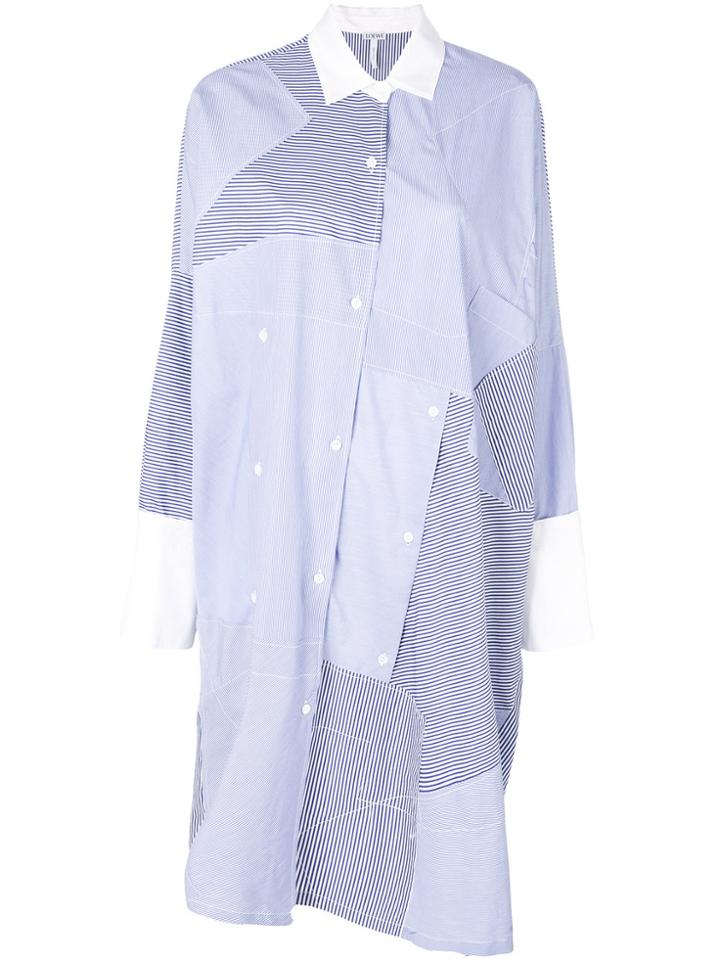 Loewe Patchwork Shirtdress - Blue