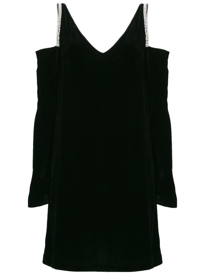 Mcq Alexander Mcqueen Crystal Embellished Dress - Black