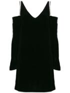 Mcq Alexander Mcqueen Crystal Embellished Dress - Black