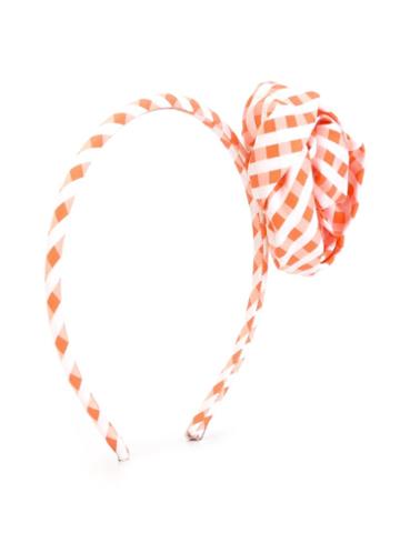 I Pinco Pallino Gingham Head Band, Girl's, White