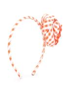 I Pinco Pallino Gingham Head Band, Girl's, White