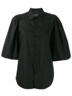Neil Barrett Ruffle Sleeve Blouse - Black