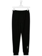 Neil Barrett Kids Embroidered Detail Casual Trousers - Black