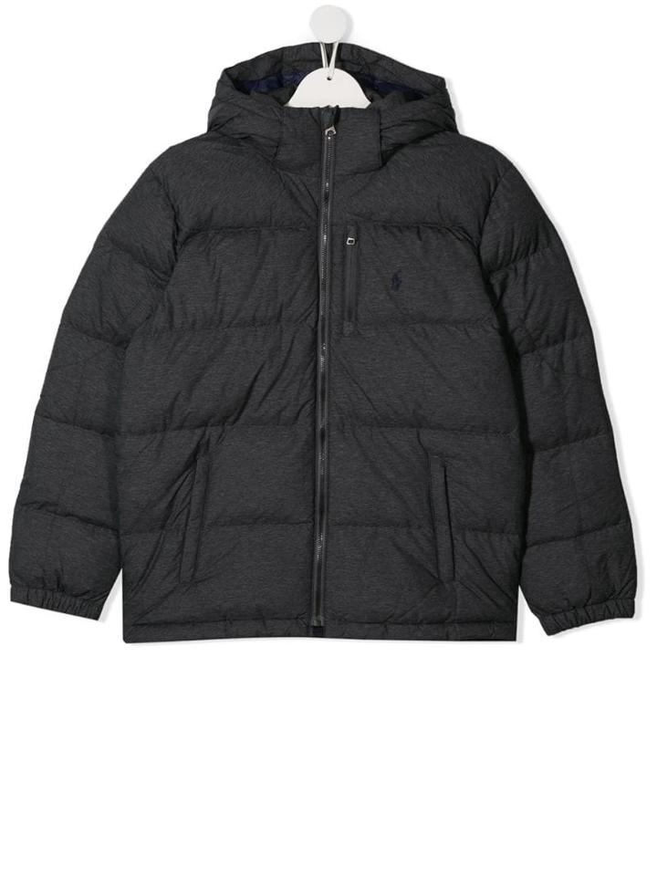 Ralph Lauren Kids Teen Padded Down Coat - Grey