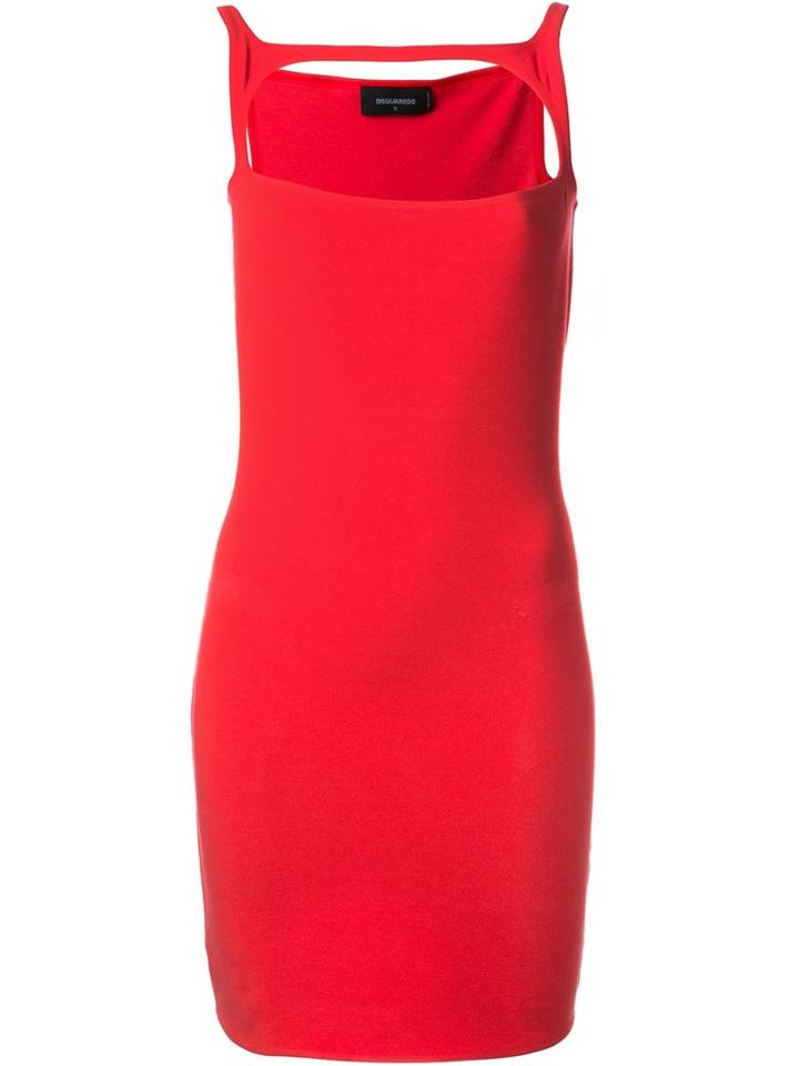 Dsquared2 Open Chest Mini Dress, Women's, Size: Xs, Pink/purple, Viscose/polyamide/spandex/elastane