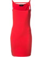Dsquared2 Open Chest Mini Dress, Women's, Size: Xs, Pink/purple, Viscose/polyamide/spandex/elastane