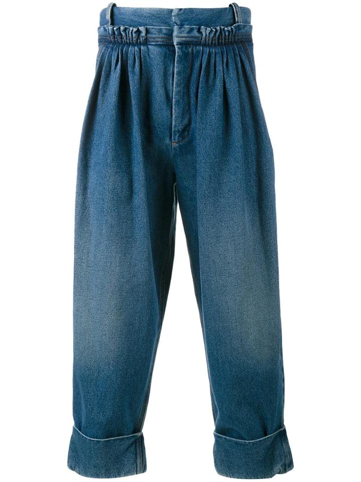 Jw Anderson Cropped Jeans - Blue